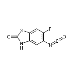 CAS#: 488133-65-9, 6-Fluoro-5-Isocyanato-1,3-Benzothiazol-2(3H)-One