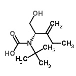 CAS#: 488727-78-2, [(2S)-1-Hydroxy-3-Methylene-2-Pentanyl](2-Methyl-2-Propanyl)Carbamic Acid