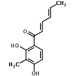CAS#: 488799-91-3, (2E,4E)-1-(2,4-Dihydroxy-3-Methylphenyl)-2,4-Hexadien-1-One