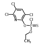 CAS#: 489405-85-8, O-Ethyl O-(3,5,6-trichloro-2-pyridinyl) phosphorochloridothioate