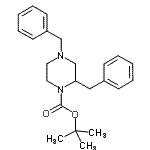 CAS 登录号：489437-72-1， 2-甲基-2-丙基2,4-二苄基-1-哌嗪羧酸酯