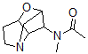 CAS#: 4914-36-7, N-((2R,3S,3aS,4S,6aS)-Hexahydro-2,4-methano-4H-furo(3,2-b)pyrrol-3-yl)-N-methyl-Acetamide