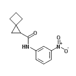 CAS#: 491597-71-8, N-(3-Nitrophenyl)Spiro[2.3]Hexane-1-Carboxamide
