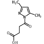 CAS 登录号：491831-88-0， 4-(3,5-二甲基-1H-吡唑-1-基)-4-氧代丁酸