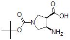 CAS#: 492462-02-9, (3R,4R)-4-Amino-1,3-Pyrrolidinedicarboxylic Acid 1-(1,1-Dimethylethyl) Ester