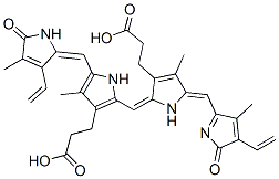 CAS 登录号：493-89-0， 3-[2-[(Z)-[(5Z)-3-(2-羧基乙基)-5-[(4-乙烯基-3-甲基-5-氧代-吡咯-2-基)亚甲基]-4-甲基-吡咯-2-亚基]甲基]-5-[(Z)-(3-乙烯基-4-甲基-5-氧代-吡咯-2-亚基)甲基]-4-甲基-1H-吡咯-3-基]丙酸