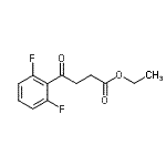 CAS 登录号：493004-53-8， 乙基4-(2,6-二氟苯基)-4-氧代丁酸酯