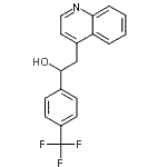 CAS 登录号：493024-38-7， 2-(4-喹啉基)-1-[4-(三氟甲基)苯基]乙醇