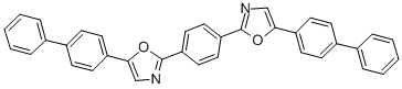 CAS#: 494-67-7, 5-(4-Phenylphenyl)-2-[4-[5-(4-phenylphenyl)-2-oxazolyl]phenyl]oxazole