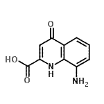 CAS#: 495408-88-3, 8-Amino-4-Oxo-1,4-Dihydro-2-Quinolinecarboxylic Acid