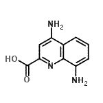 CAS#: 495409-11-5, 4,8-Diamino-2-Quinolinecarboxylic Acid