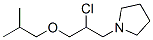 CAS 登录号：49571-02-0， 1-[2-氯-3-(2-甲基丙氧基)丙基]吡咯烷