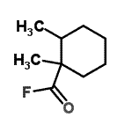 CAS#: 49576-71-8, 1,2-Dimethylcyclohexanecarbonyl Fluoride