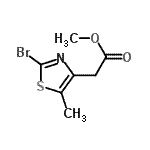 CAS#: 496062-15-8, Methyl 2-(2-Bromo-5-Methyl-Thiazol-4-Yl)Acetate