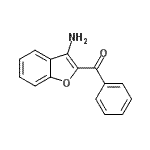 CAS 登录号：49615-93-2， (3-氨基-1-苯并呋喃-2-基)(苯基)甲酮