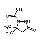 CAS 登录号：49629-12-1， 1-乙酰基-5,5-二甲基-3-吡唑烷酮