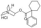 CAS 登录号:49665-76-1, 1-苯基环己烷-1-羧酸奎宁环-3-基酯盐酸盐