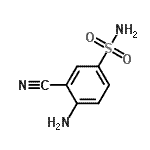 CAS 登录号：49674-12-6， 4-氨基-3-氰基苯磺酰胺