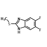 CAS#: 496793-17-0, 5,6-Difluoro-2-(Methylsulfanyl)-1H-Benzimidazole