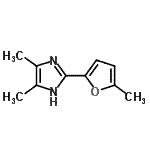 CAS#: 496807-48-8, 4,5-Dimethyl-2-(5-Methyl-2-Furyl)-1H-Imidazole