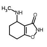 CAS 登录号：496812-67-0， 4-(甲基氨基)-4,5,6,7-四氢-1,2-苯并恶唑-3-醇