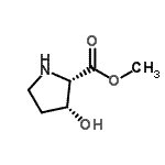 CAS 登录号：496841-08-8， 甲基(3R)-3-羟基-L-脯氨酸酯