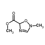 CAS 登录号：496878-13-8， 甲基2-甲基-2,5-二氢-1,2,4-恶二唑-5-羧酸酯