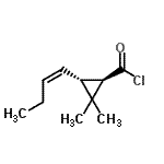 CAS#: 496881-95-9, (1R,3R)-3-[(1Z)-1-Buten-1-Yl]-2,2-Dimethylcyclopropanecarbonyl Chloride
