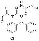 CAS#: 49691-65-8, N'-[[(2-Benzoyl-4-Chlorophenyl)(Chloroacetyl)Amino]Methylene]Chloroacetohydrazide