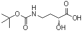 CAS 登录号：496918-28-6， (2R)-2-羟基-4-({[(2-甲基-2-丙基)氧基]羰基}氨基)丁酸