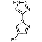 CAS 登录号：496918-93-5， 5-(4-溴-1H-吡唑-1-基)-2H-四唑