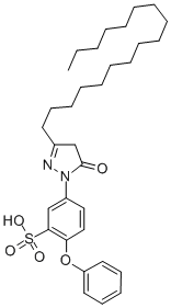 CAS#: 4971-48-6, 1-(3-Sulfo-4-Phenoxy)-Phenyl-3-Heptadecyl-Pyrazoline-5-One