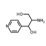 CAS 登录号：497165-93-2， 2-氨基-1-(4-吡啶基)-1,3-丙烷二醇