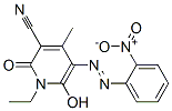 CAS#: 49744-25-4, 1-Ethyl-1,2-Dihydro-6-Hydroxy-4-Methyl-5-[(2-Nitrophenyl)Azo]-2-Oxonicotinonitrile