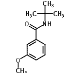 CAS#: 49834-28-8, 3-Methoxy-N-(2-Methyl-2-Propanyl)Benzamide