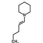 CAS 登录号：49845-25-2， 1-[(1E)-1-戊烯-1-基]哌啶