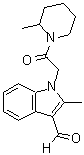 CAS#: 498560-54-6, 2-Methyl-1-[2-(2-Methyl-1-Piperidinyl)-2-Oxoethyl]-1H-Indole-3-Carbaldehyde