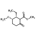CAS#: 498570-96-0, Methyl (2R,3S)-2-Ethyl-3-Methoxy-6-Oxocyclohexanecarboxylate