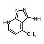CAS#: 498580-78-2, 4-Methyl-1H-Pyrazolo[3,4-b]Pyridin-3-Amine