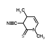 CAS 登录号：498580-82-8， 1,4-二甲基-2-硫代-1,2,3,4-四氢-3-吡啶甲腈