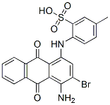CAS 登录号：4988-32-3， 4-[(4-氨基-3-溴-9,10-二氢-9,10-二氧代-1-蒽基)氨基]甲苯-3-磺酸