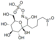 CAS 登录号：499-37-6， 1-硫代-beta-D-吡喃葡萄糖 1-(6-(甲基亚磺酰)-N-(磺基氧基)己烷亚氨酸酯)