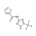 CAS#: 499227-55-3, N-[5-(Trifluoromethyl)-1H-1,2,4-Triazol-3-Yl]-2-Furamide