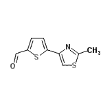 CAS#: 499770-66-0, 5-(2-Methyl-1,3-Thiazol-4-Yl)-2-Thiophenecarbaldehyde