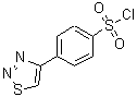 CAS 登录号：499771-00-5， 4-(1,2,3-噻二唑-4-基)苯磺酰氯