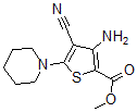 CAS#: 499771-09-4, 3-Amino-4-Cyano-5-(1-Piperidinyl)-2-Thiophenecarboxylic Acid Methyl Ester