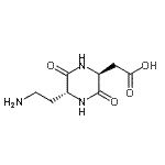 CAS#: 499775-01-8, [(2S,5R)-5-(2-Aminoethyl)-3,6-Dioxo-2-Piperazinyl]Acetic Acid