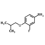 CAS#: 500015-24-7, 3-Fluoro-4-Isobutoxyaniline