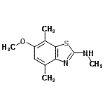 CAS#: 500138-28-3, 6-Methoxy-N,4,7-Trimethyl-1,3-Benzothiazol-2-Amine
