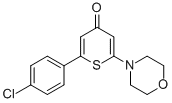 CAS#: 500169-20-0, 2-(4-Chlorophenyl)-6-Morpholin-4-Yl-Thiopyran-4-One